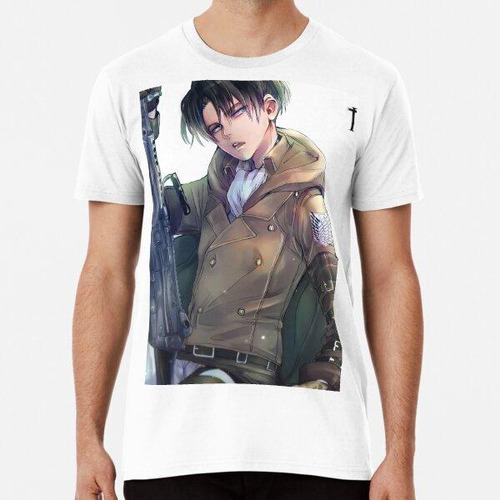 Remera Levi Ackerman Ataque A Los Titanes Retrato Anime Algo