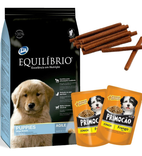 Equilibrio Cachorro Raza Grande 15 Kg Con Regalos