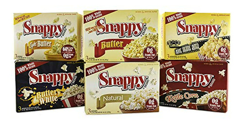 Palomitas De Maíz Para Microondas Snappy Mix & Match, 3.5 Oz