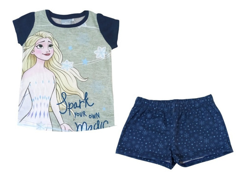 Pijama Frozen 2 Disney Capital Niña Elsa Original Shine 
