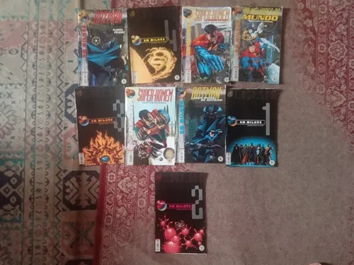 comprar Lote 9 Gibis Dc - Superman, Batman - Quadrinhos Raros