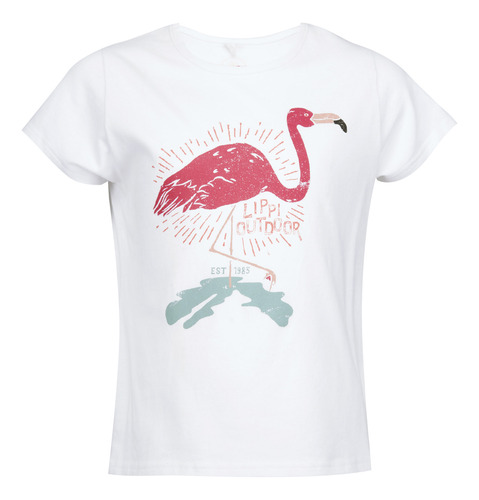 Polera Algodon Lippi Niña Country Uv-stop Blanco