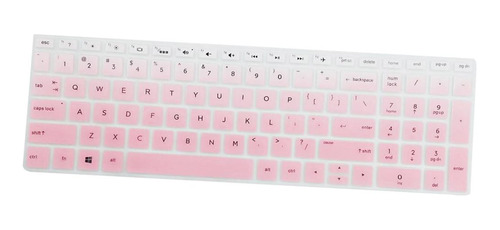 Cubierta De Teclado De Escritorio Rosa Claro 15,6 Pulgadas