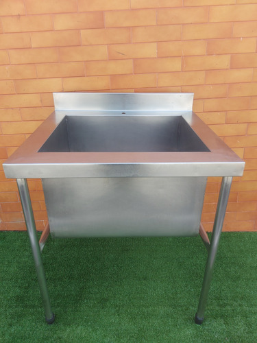 Mesa Industrial Inox Prateleira (Usado)