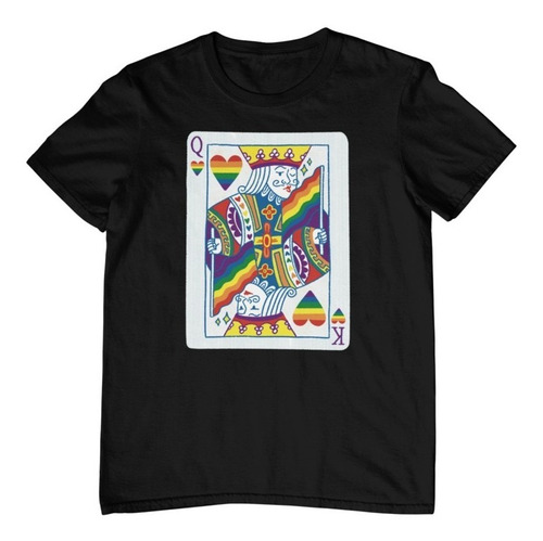 Imagen 2 de 5 de Playera Orgullo Lgtb - Queer - King - Pride - Poker