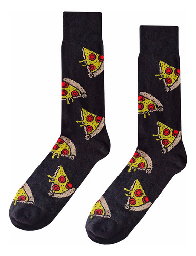 Calcetines Colores Moda Diseño De Pizzas