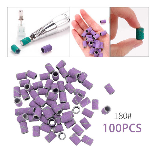 3 Bandas De Lijado Profesional 100 Piezas Para Manicura