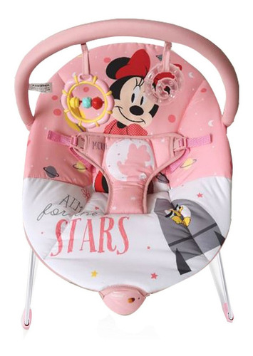 Silla mecedora para bebé Disney 338MN rosa