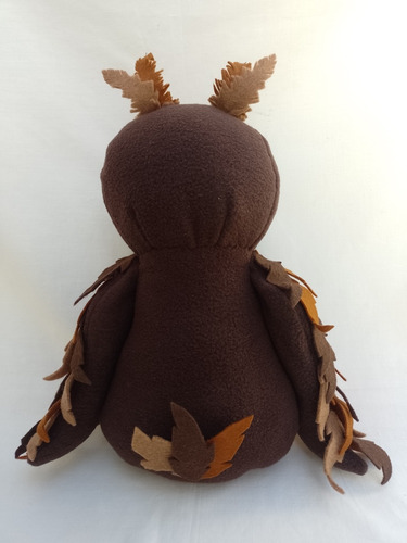 Ñacurutú Búho Lechuza Peluche Animalito Autóctono De Uruguay
