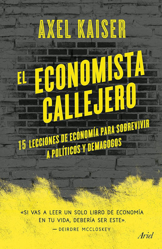Libro: El Economista Callejero - Tapa Blanda