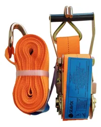 Comprar Cinta + Catraca Cj. Amarração Pickup 50mm/1,5t Gancho J Cor Laranja no Mercado Livre