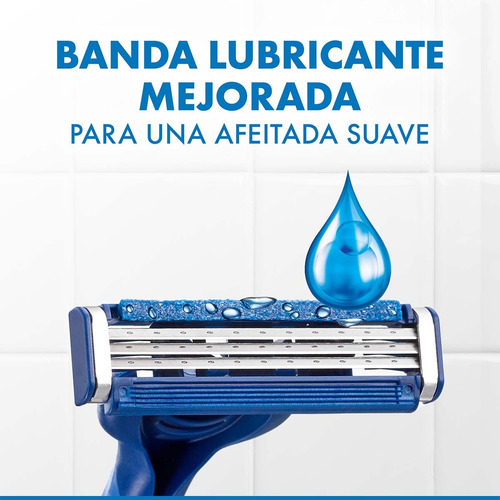Rastrillos Gillette Prestobarba 3 Extra Suave 4 Pz
