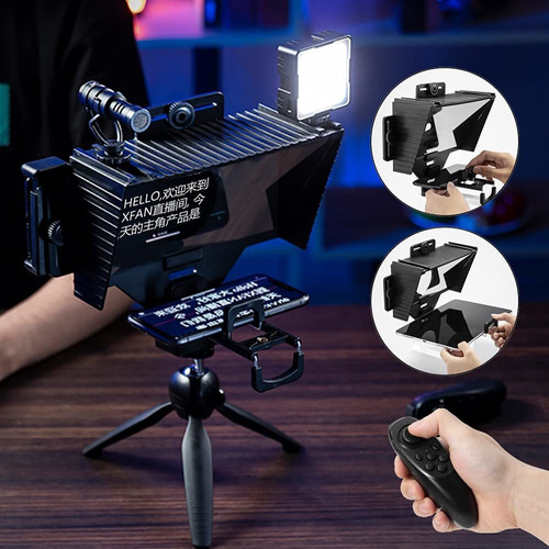 Ambitous Teleprompter Para iPad 12 Portatil Inscriber Cr