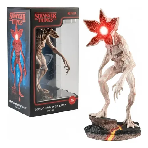 Luminária 3d Demogorgon Stranger Things Decorativa Led