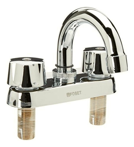 Foset Basic M-050-c, Mezcladora Para Lavabo, Cuello Curvo,