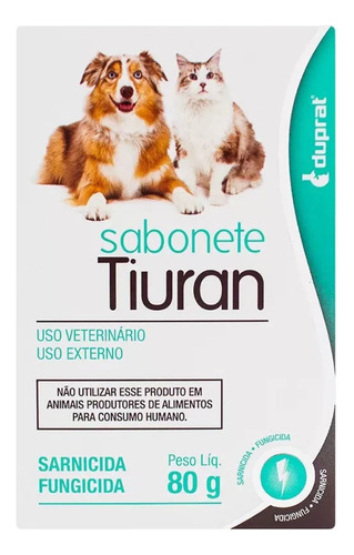 Sabonete Tiuran Sarnicida Fungicida 80 Gr Duprat 80g