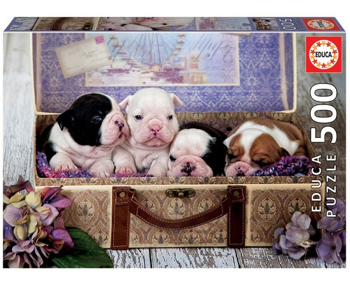 Puzzle Rompecabezas 500 Piezas Cachorros Educa