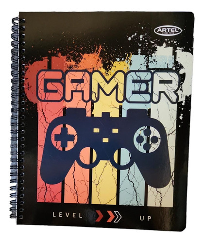 Cuaderno Universitario Gamers Artel Gamer 100hjs. 7mm. 