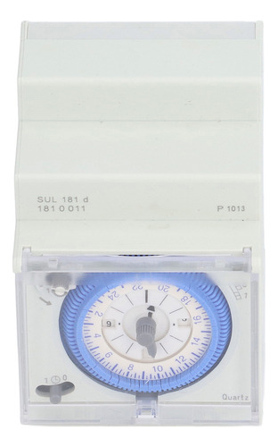 . Temporizador Mecánico Time 24 Horas Din Rail Power