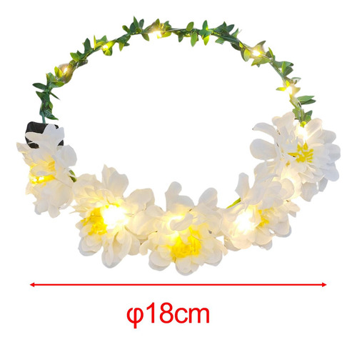 Corona De Flores Diadema Con Corona De Flores Diadema De