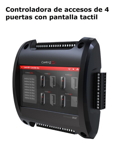 Controladora De Accesos De 4 Puertas Con Pantalla Control Id