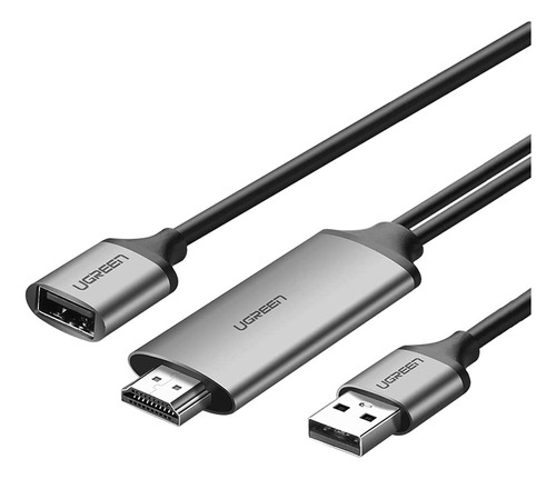 Cable adaptador Ugreen USB a HDMI macho de vídeo 1080p AV