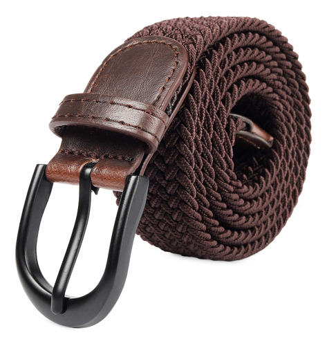 Cinturon Elastico Elastico Trenzado Y Extensible Con Hebilla