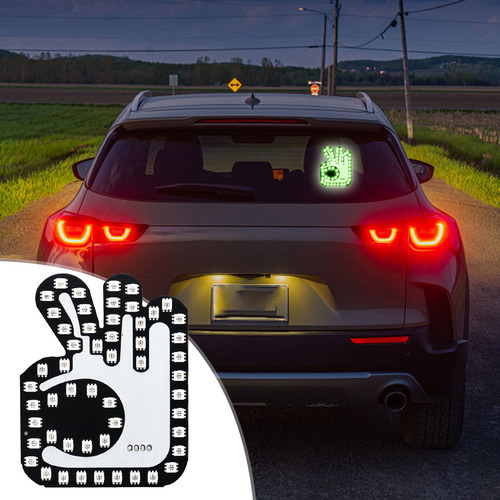 Luces Digitales T Night Light Montadas En Coche, Luces Gestu