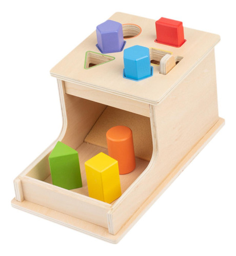 Caja De Permanencia De Objetos De Juguete Para Bebés De 6 A