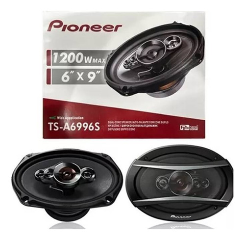 Cornetas Pioneer Carro 6x9 1200w Triaxiales 4 Ohms