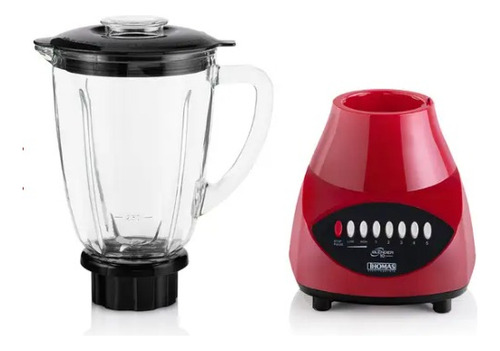 Licuadora Thomas Th-401vr 10 Velocidades Color Rojo