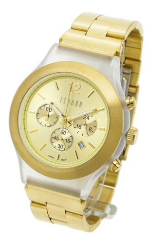 Reloj Feraud Mujer Lf69069 - Full Blodeed Wr30 Crono Fecha