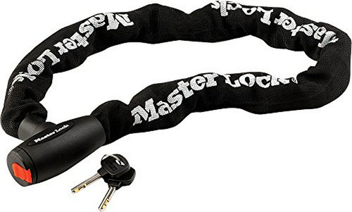 Master Lock 8291dps 3' De La Cadena Negro Hardenedsteel Con 