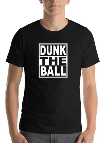 Polera Basketball Dunk The Ball Clavada Mate Baloncesto