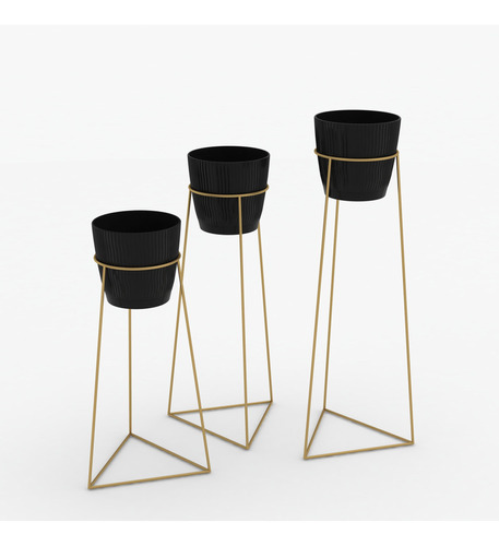 Materas Con Soportes Metal Set X 3 