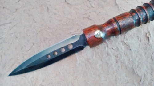 Lança Curta Caça Javali 66cm Aço E Madeira