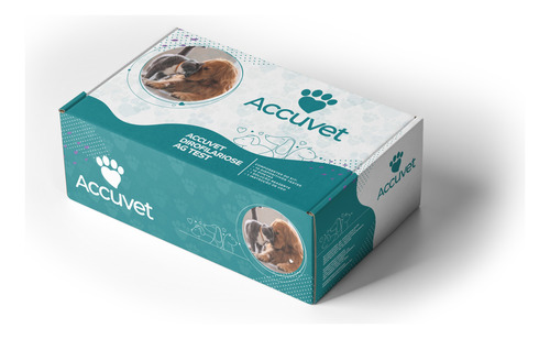 Teste Rápido Accuvet Dirofilariose Ag - C/10 Testes