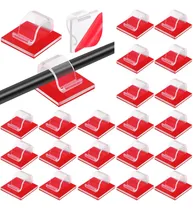 Comprar 60 Piezas De Mini Clips De Cable Autoadhesivos, Ganchos...