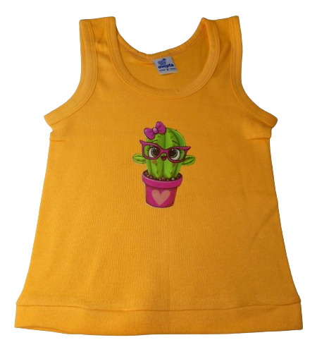 Camiseta Marca Ovejita Modelo Cactus 2 Años