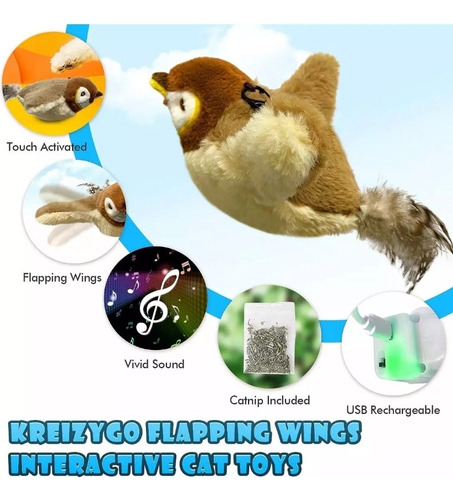 Para Pájaro Volador Interactivo Electrónico, Juguetes Para