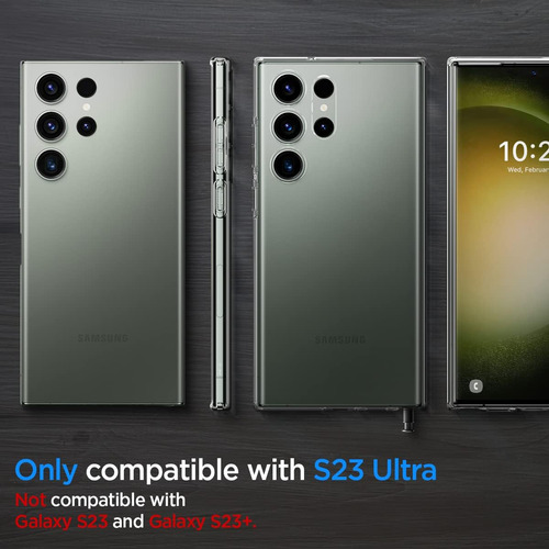 Cristal Líquido Spigen Projetado Para Galaxy S23 Ultra De