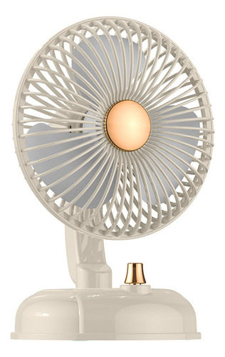 .q Ventilador De Mesa Vintage Z, Cabeça Giratória De 136