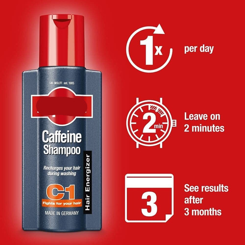Caffeine Shampoo 250 Ml By M&a