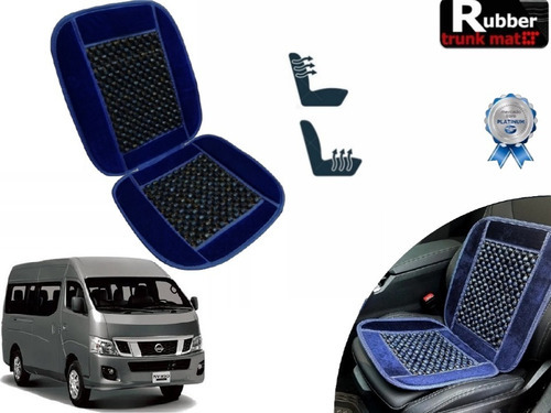 Cubre Respaldo Azul Asiento Bolitas Nissan Urvan N 25 2011