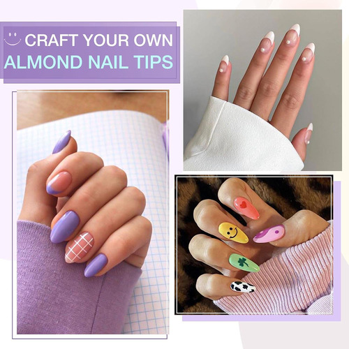 Kit De Extensión De Uñas Con Puntas De Gel Gellen, Con 240 P