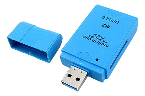 Qtqgoitem Portatil Usb 2.0 Todo Uno Tf Ms Sd Lector Tarjeta