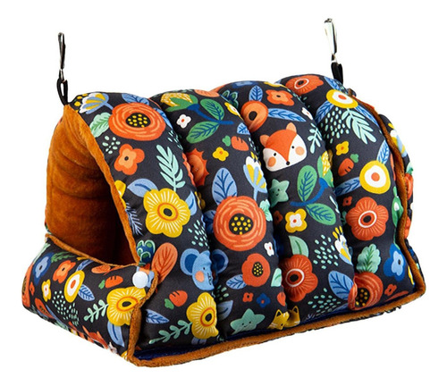 Cama Columpio Con Forma De Nido De Loro, Color Azul Cálido