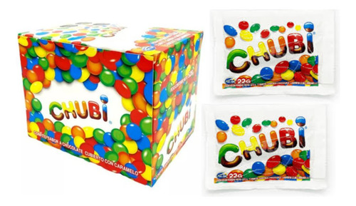 Chubi Chocolates Confitado ( 24 Unidades )