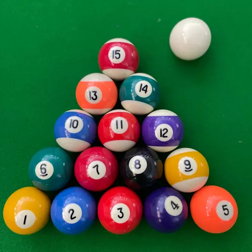 Jogo De Bolas Bilhar Sinuca Snooker 50mm + Bege 54mm