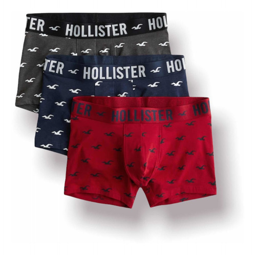 Pack 3 Boxer Hombre Hollister 100% Original Ultima Colección